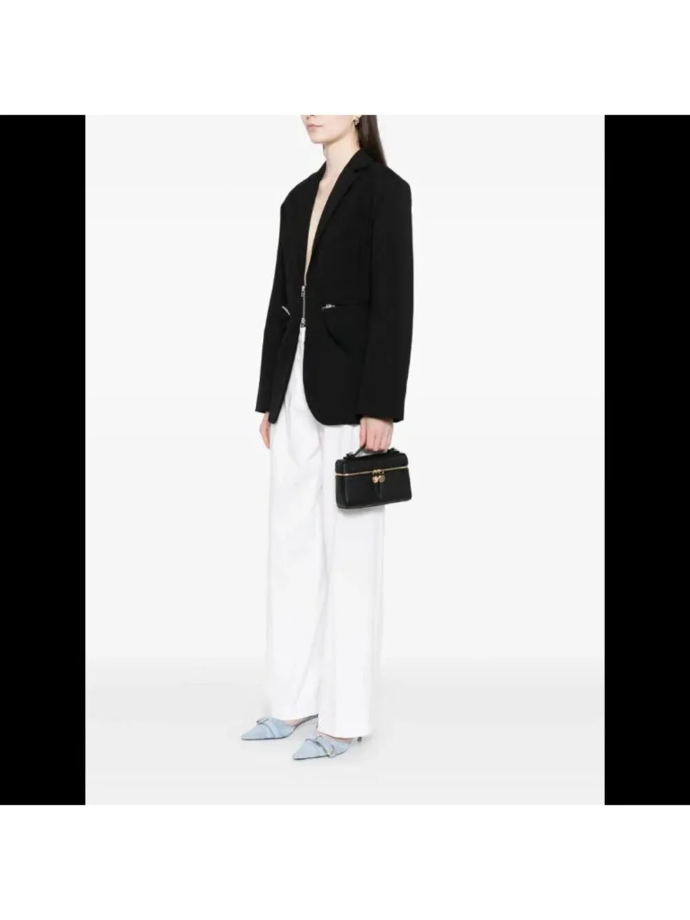 Tory Burch Romy Slim Mini Bag Black OS - Picture 5 of 13